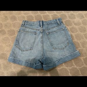 High waisted Jean shorts